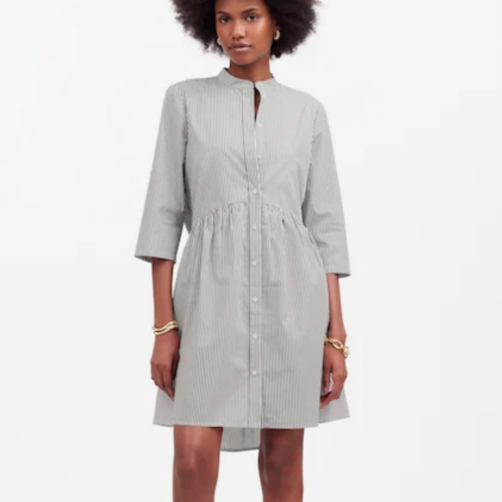 Madewell Button Front Shirt Dress Size XXS